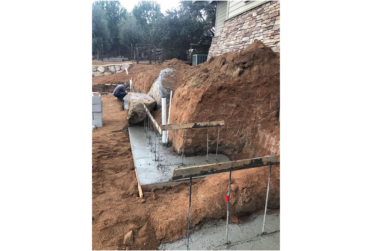 Sacramento Pool Builder during Construction